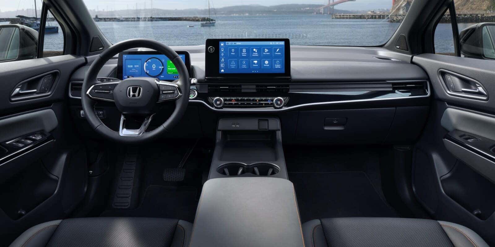 honda prologue front seat interior view