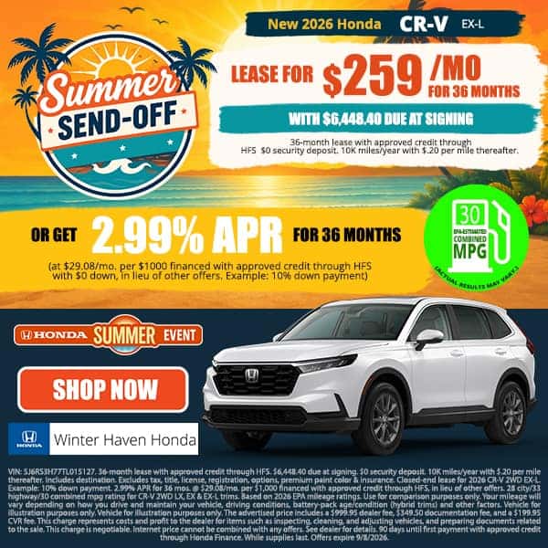 New 2026 Honda CR-V EX-L